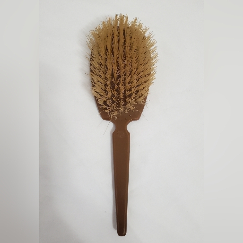 Vintage DuPont Lucite Vanity Set Mirror Brush Comb Floral Art Deco Boudoir - Picture 11 of 16